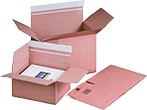 Automatikbodenkartons mit Haftklebung, braun, in verschiedenen Ausführungen | Versandkartons