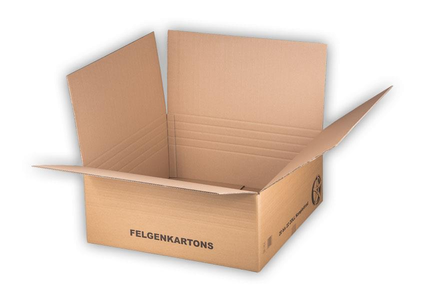 Reifenkartons, Wellpappe, braun