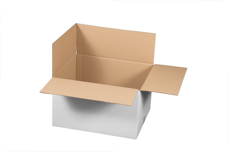 Verpackungskarton, Wellpappe zweiwellig