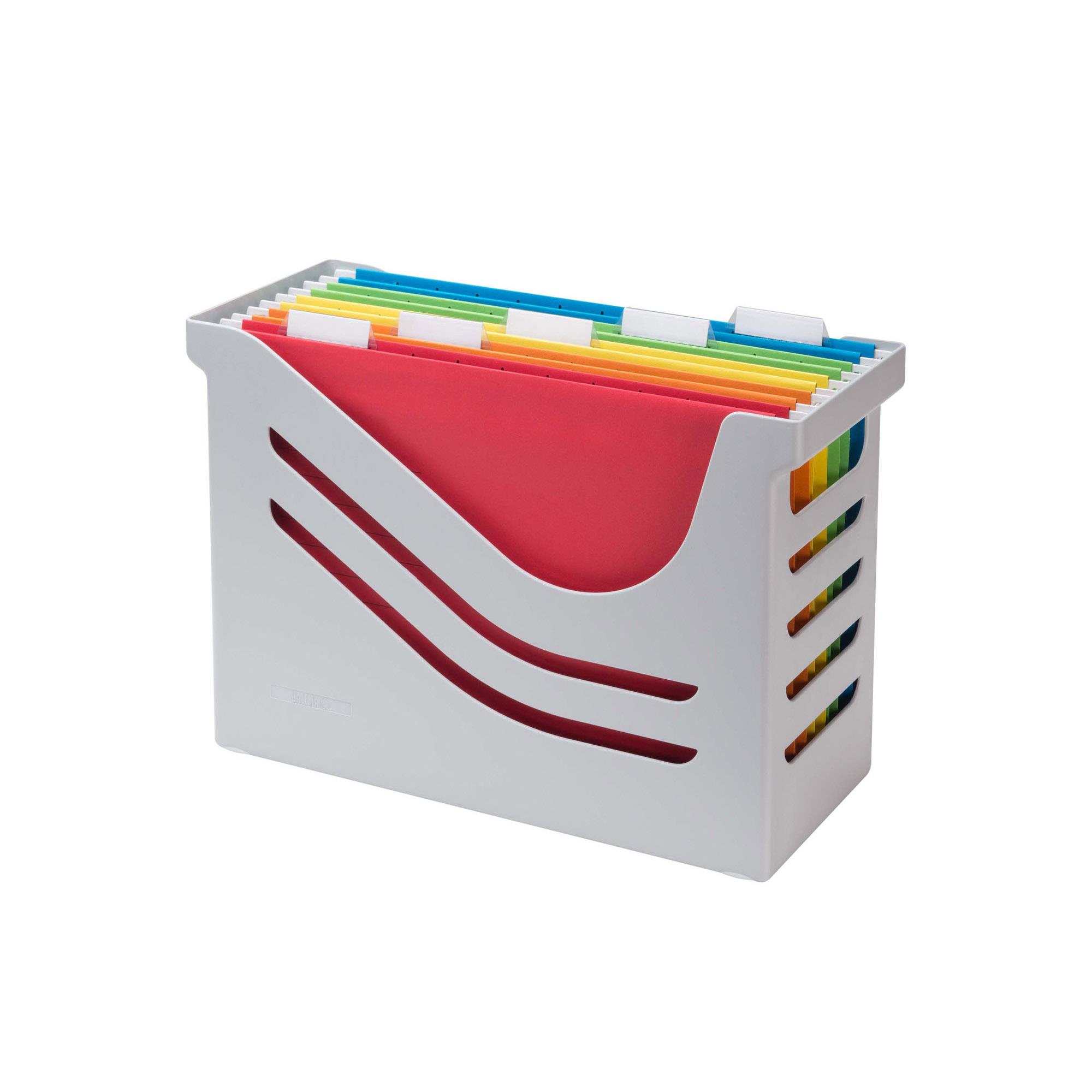 Re-Solution Hängemappenbox mit Hängemappen, farbig