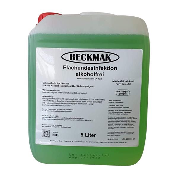 BECKMAK™ Flächendesinfektion alkoholfrei, 5 l