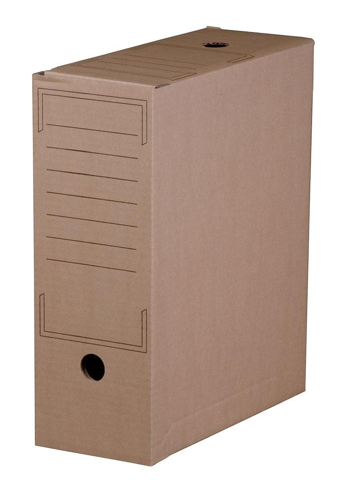 Archiv-Ablagebox, braun