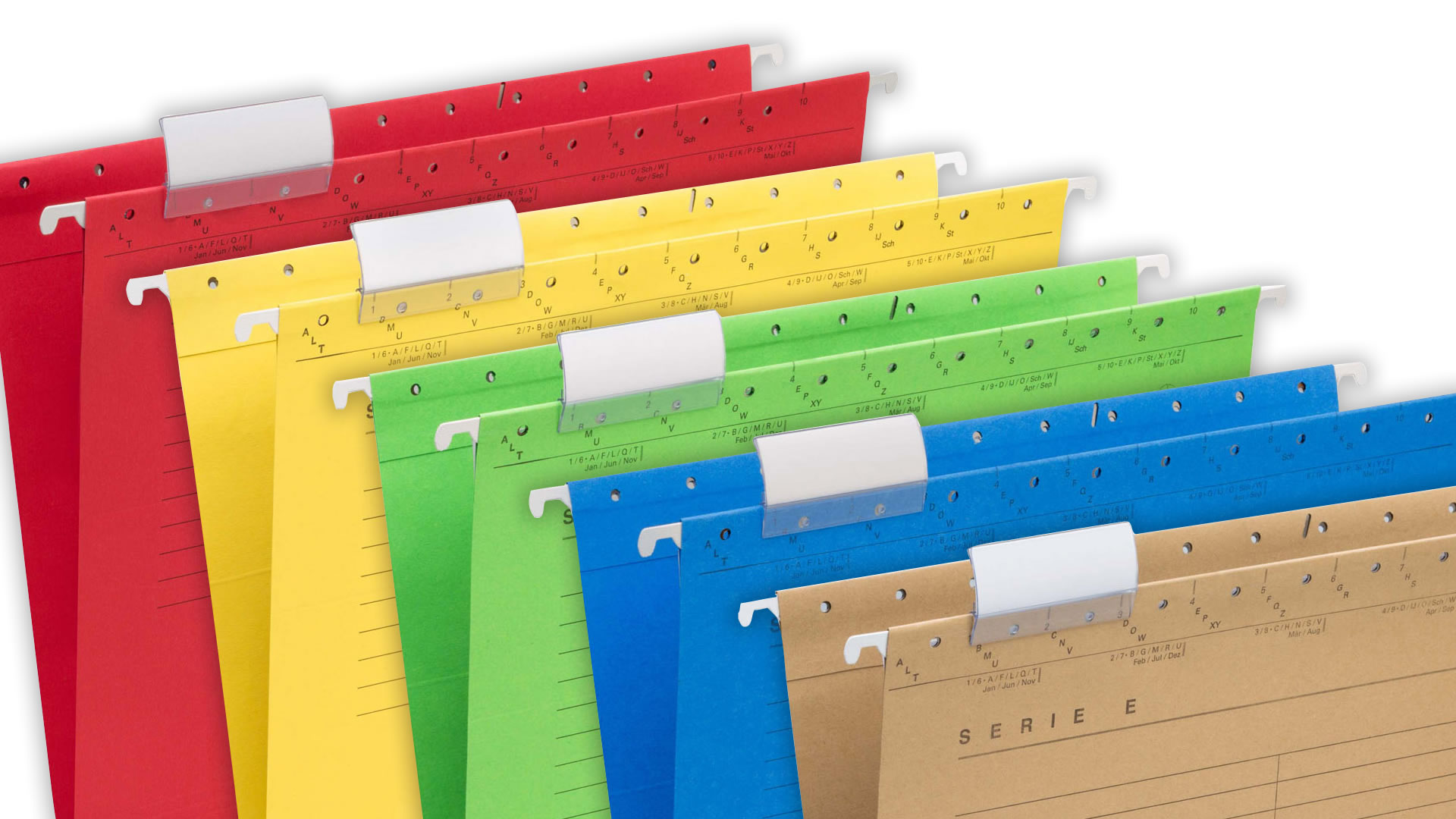 Hängemappen, seitlich offen: Ideal für die Ablage von losem Schriftgut direkt am Arbeitsplatz. Hängemappen, seitlich offen: Ideal für die Ablage von losem Schriftgut direkt am Arbeitsplatz.