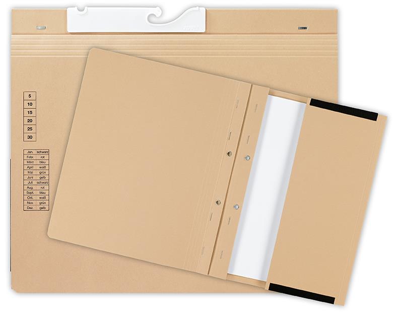 actus Pendel-Kanzleihefter mit Tasche, 2x RH