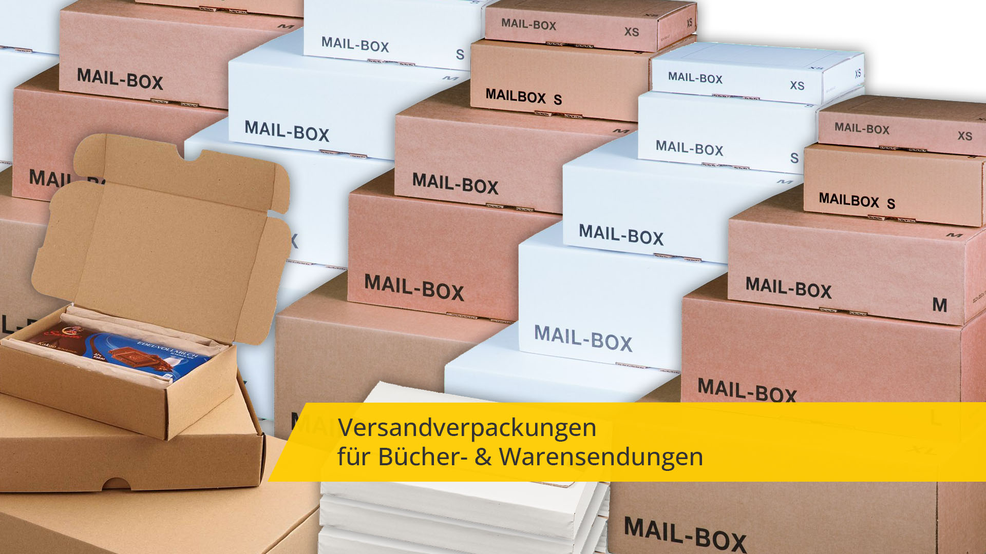 E-Commerce Versandverpackungen: Sichere und zuverlässige Verpackungslösungen für Bücher, Waren und vieles mehr.
